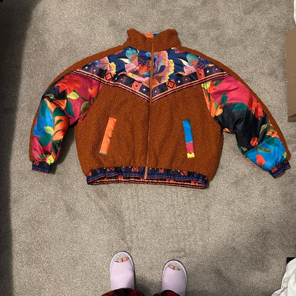 NWT Farm Rio Lucy Floral Puffer